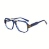 Raef Acetate Aviator Square Glasses Frames