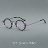 New plate small round frame glasses V17 retro eye frame metal flat light Danyang spot wholesale, can be equipped with reading glasses
