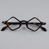 Cross-border new rhombus plate glasses frame for men and women can be matched with myopia niche personalized fashion plate frame 2396