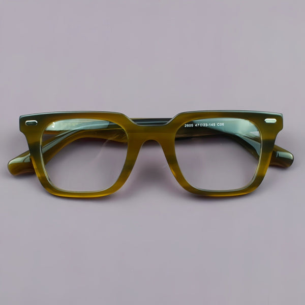Kobbe Vintage Square Acetate Glasses Frame