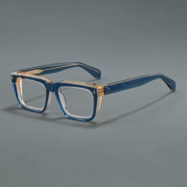 Majeed Retro Rectangle Acetate Glasses Frame