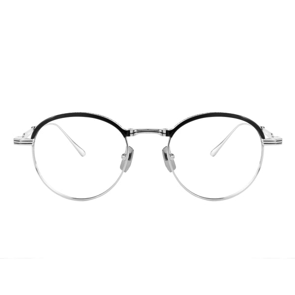 Ngo Vintage Round Titanium Foldable Eyeglasses Frame
