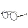 New European and American fashion round frame anti-blue light flat mirror men's anti-blue light glasses frame women's pose trend flat mirror
