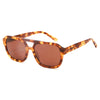 Huff Premium Series Double-bridge Retro Acetate Sunglasses