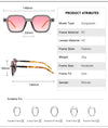European and American street photography literary sunglasses 86601 cross-border simple square sunglasses fashion star flat glasses