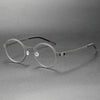 Valeria Titanium Vintage Round Eyeglasses Frame