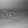 Webber Titanium Vintage Round Eyeglasses Frame