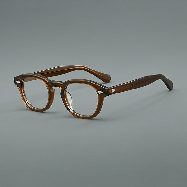 Elvin Retro Round Acetate Optical Glasses Frame