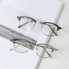 5033 Japanese and Korean literary and retro myopia glasses frame, men's and women's gentle flat mirror frame, light personality embossing pattern matching degree