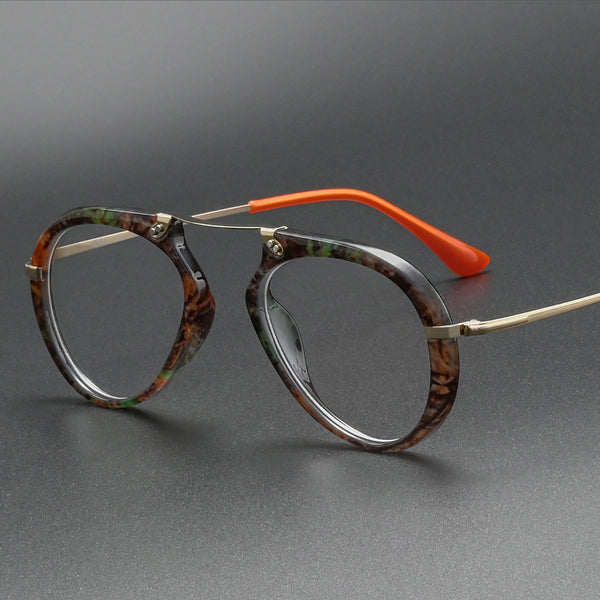 Andon Retro Aviator Acetate Glasses Frame