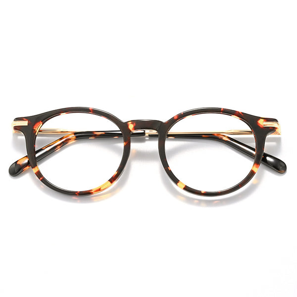 Carl Titanium Vintage Oval Eyeglasses Frames