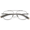 Kaspi Retro Titanium Square Glasses Frame