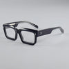 Monk Retro Rectangle Acetate Glasses Frame