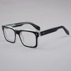 Simon Retro Rectangle Acetate Glasses Frame