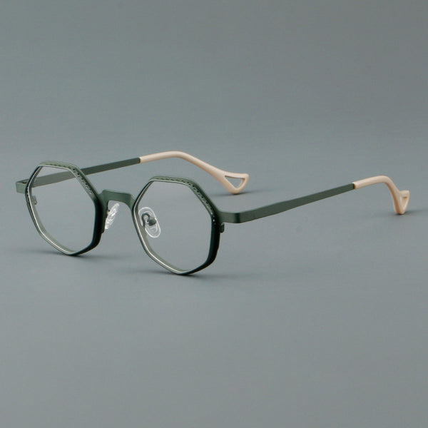 Mitch Retro Titanium Eyeglasses Frame