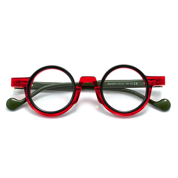 Ngo Vintage Round Acetate Glasses Frame