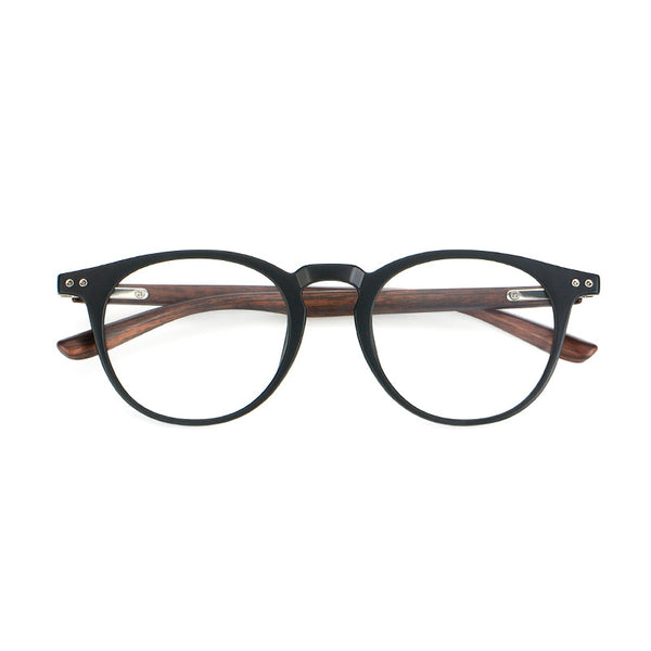 Cross-border retro wood grain leg frame 00363 fashion trend glasses Danyang spot wholesale can be matched with myopia presbyopia