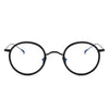 Sayle Titanium Vintage Round Eyeglasses Frame