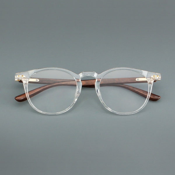Cross-border retro wood grain leg frame 00363 fashion trend glasses Danyang spot wholesale can be matched with myopia presbyopia