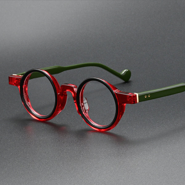 Ngo Vintage Round Acetate Glasses Frame