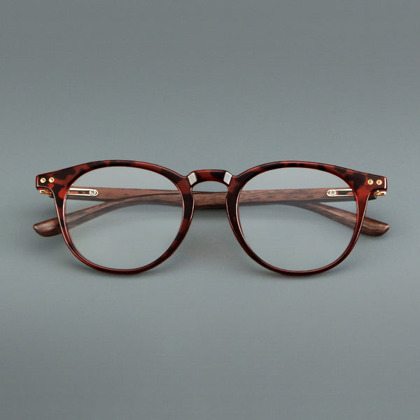 Cross-border retro wood grain leg frame 00363 fashion trend glasses Danyang spot wholesale can be matched with myopia presbyopia