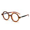 New European and American fashion round frame anti-blue light flat mirror men's anti-blue light glasses frame women's pose trend flat mirror