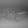 Miller Retro Titanium Square Glasses Frame