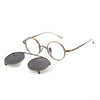 Monroe Titanium Round Glasses Frame