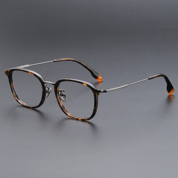 Carson Retro Titanium Acetate Glasses Frame