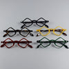 Cross-border new rhombus plate glasses frame for men and women can be matched with myopia niche personalized fashion plate frame 2396