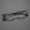 3-in-1 Alloy Glasses Frame With Magnetic Sunglasses Clips