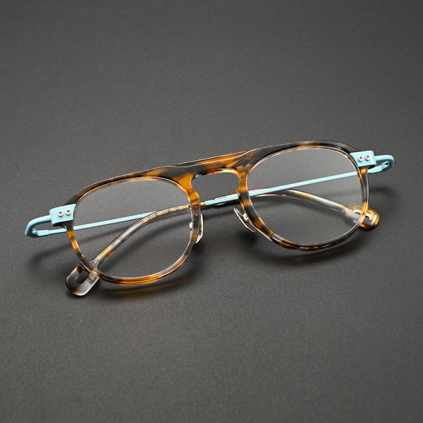 Mac Retro Aviator Acetate Glasses Frame