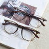 0365 new Japanese and Korean retro square personalized TR90 myopia glasses frame men's and women's literary flat mirror holder can be matched with degrees