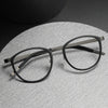 Idris Titanium Vintage Oval Eyeglasses Frames