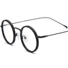Eamon Titanium Round Glasses Frame