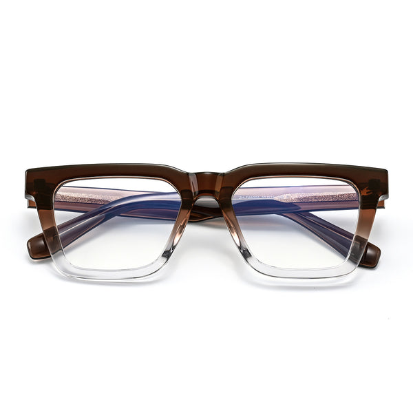 Karl Retro Rectangle Acetate Glasses Frame