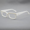 Piller Retro Rectangle Acetate Glasses Frame
