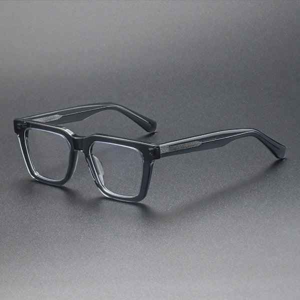 Karl Retro Rectangle Acetate Glasses Frame
