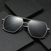 Men's and women's polarized sunglasses, aluminum-magnesium temple sunglasses, large-frame color-changing glasses.