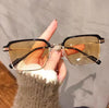 Fashion Men's Progressive Multifocal Anti-blue Light Discoloration Eyebrow Reading Glasses