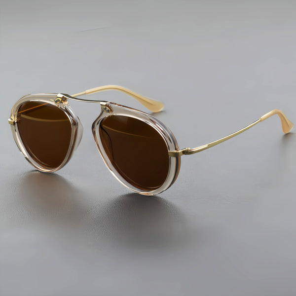 Andon Premium Series Retro Aviator Acetate Sunglasses