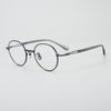 Methone Titanium Vintage Round Eyeglasses Frames