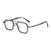 Platte Vintage Polygonal Titanium Glasses Frame