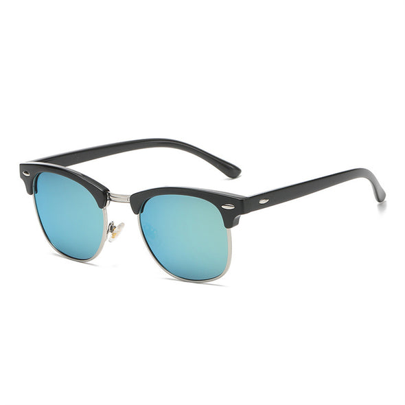 JOLLYNOVA Polarized Sunglasses For Women And Men Semi Rimless Frame Retro Sun Glasses AE0369