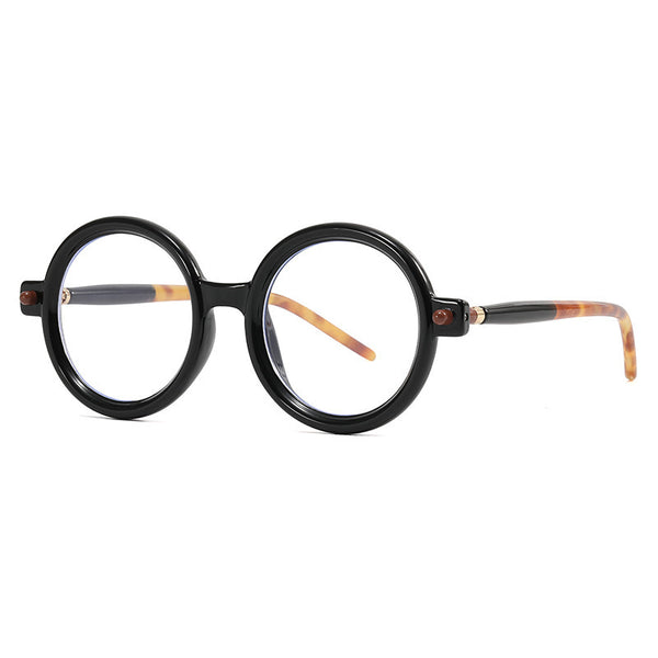 2026 European and American fashion street photography retro literary sunglasses modern charm INS wind anti-blue sunglasses cross-border