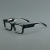 Monk Retro Rectangle Acetate Glasses Frame
