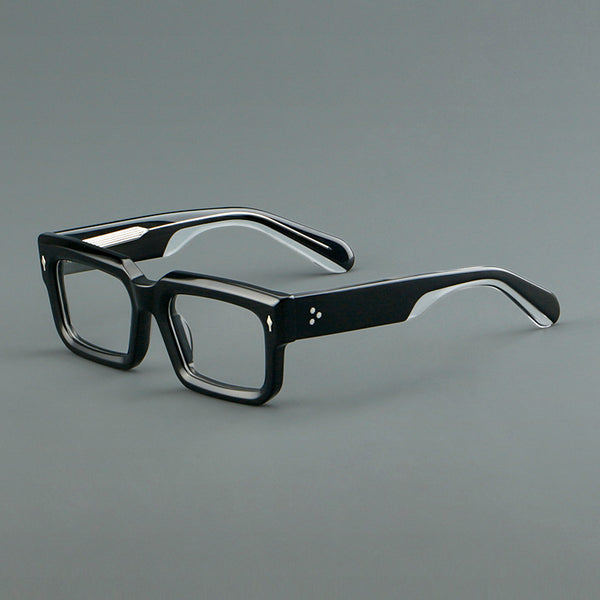 Monk Retro Rectangle Acetate Glasses Frame