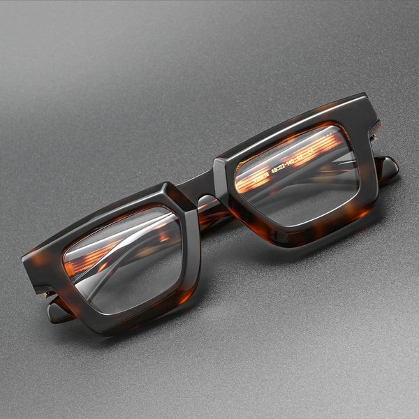 Quillen Retro Rectangle Acetate Glasses Frame
