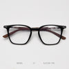 0365 new Japanese and Korean retro square personalized TR90 myopia glasses frame men's and women's literary flat mirror holder can be matched with degrees