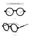 New European and American fashion round frame anti-blue light flat mirror men's anti-blue light glasses frame women's pose trend flat mirror